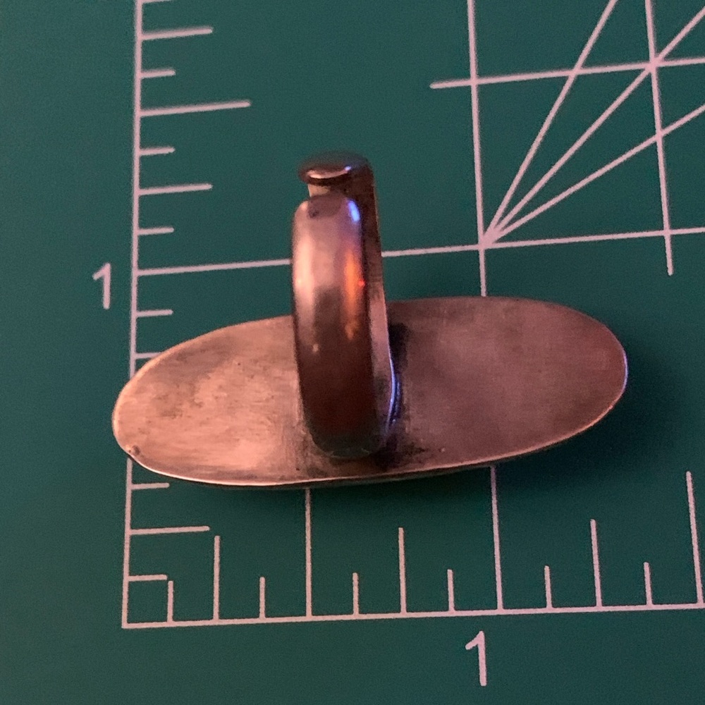 Native Shadowbox Turquoise Ring - Picture 8 of 9